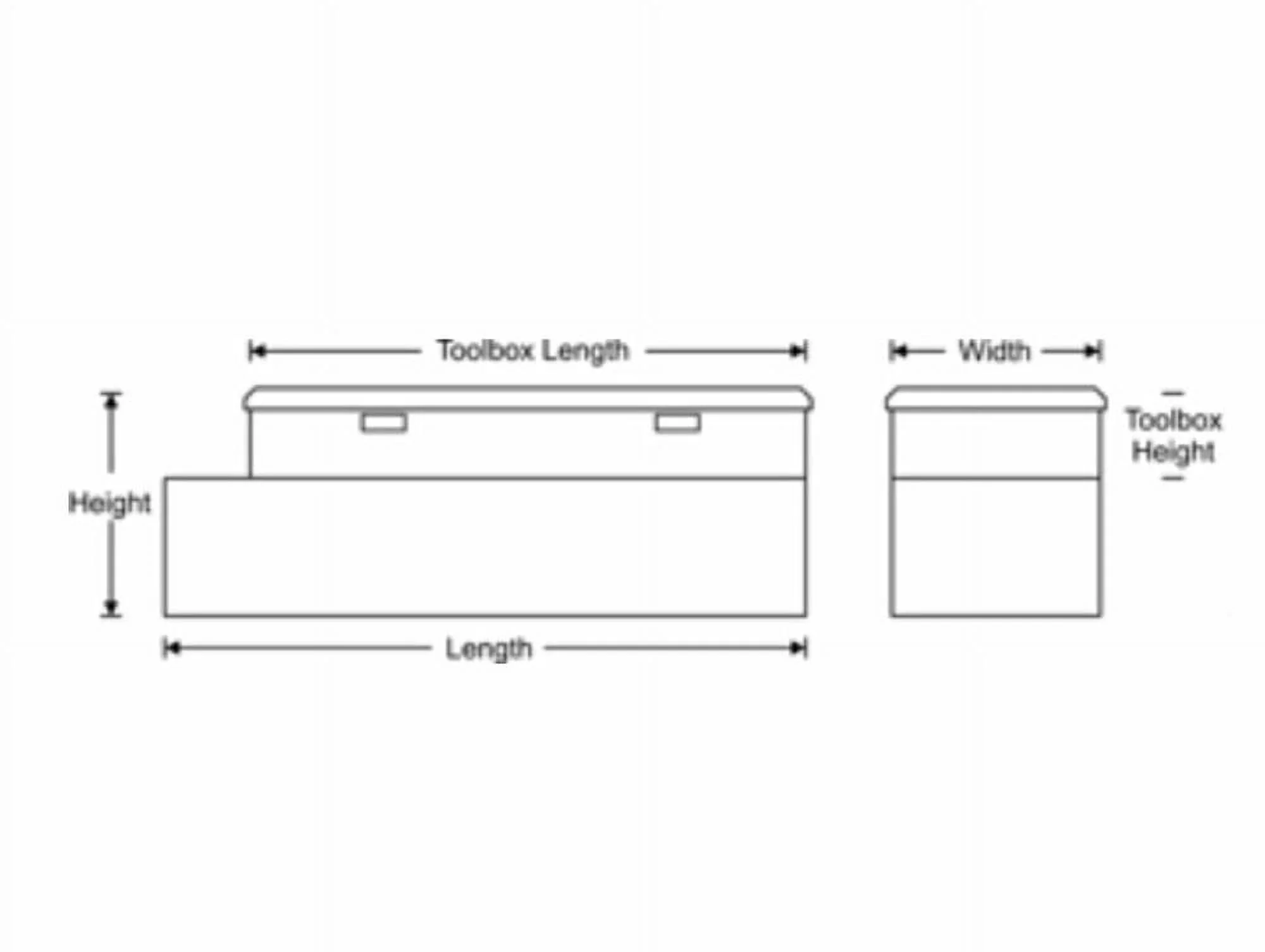 RDS Tanks 72548 Diesel/ Gasoline Liquid Transfer Tank 60 Gallon Rectangular