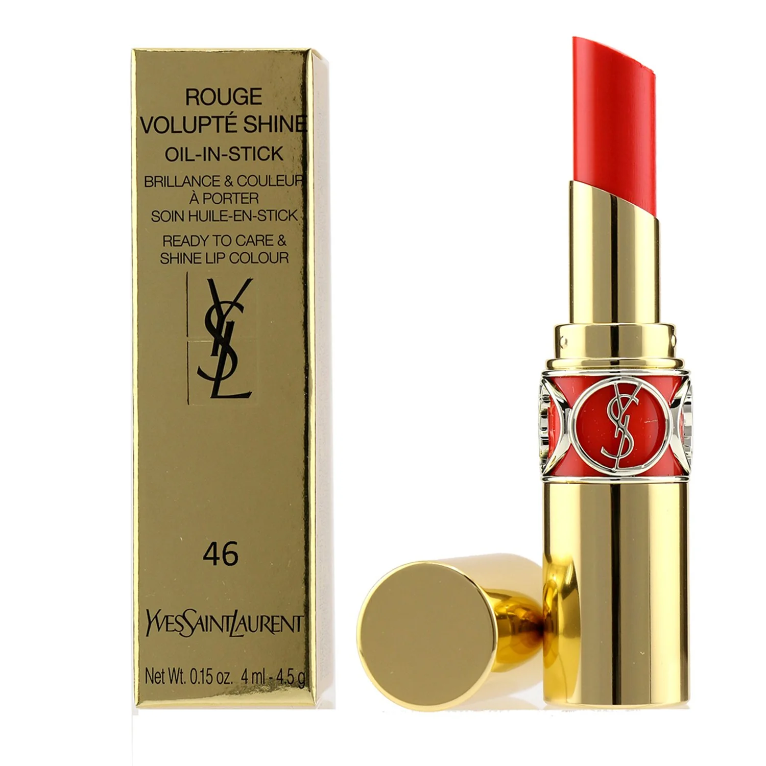 Yves Saint Laurent Rouge Volupte Shine - # 130 Burnt Suede  3.2g/0.11oz