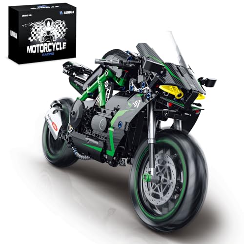 1:8 Motorcycle Building Set for Adults,Kickstand for Display,Gift for Boys Girls Kids 8 9 10 11 12 Years Old, Teenage Boys Gifts on Birthday(511PCS)