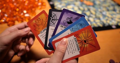 Runaway Parade Games Fire Tower Board Game Deluxe Edition- Fight Fire with Fire in This Fast-paced, Competitive Strategy Game | Easy to Learn | 10+ | 15-30 min