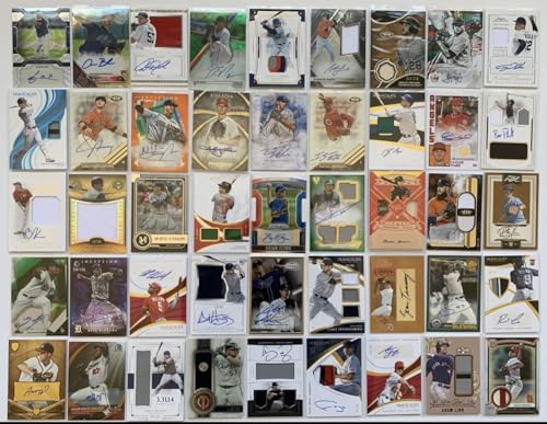 Baseball Sports Card Mystery Pack | Contains 25 Cards | 1x Autograph or Relic Cards Guaranteed | 3X Rookie Cards Guaranteed