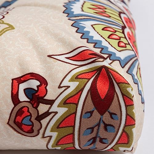 2-Pack Outdoor/Indoor Wicker Patio Seat Cushion Pad with Ties - Dining Chair Cushion, 17