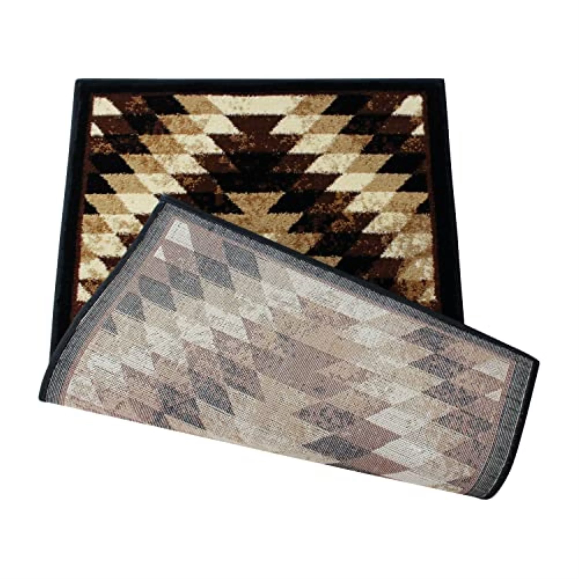 Flash Furniture Teagan Rectangular Southwestern Black, Beige, Brown Area Rug, 2' x 3'