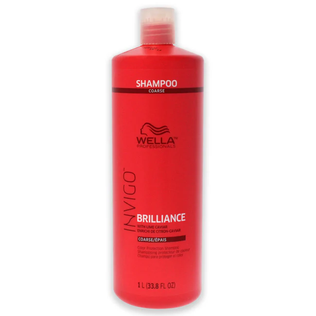 Invigo Brilliance Shampoo For Coarse Hair by Wella for Unisex - 33.8 oz Shampoo