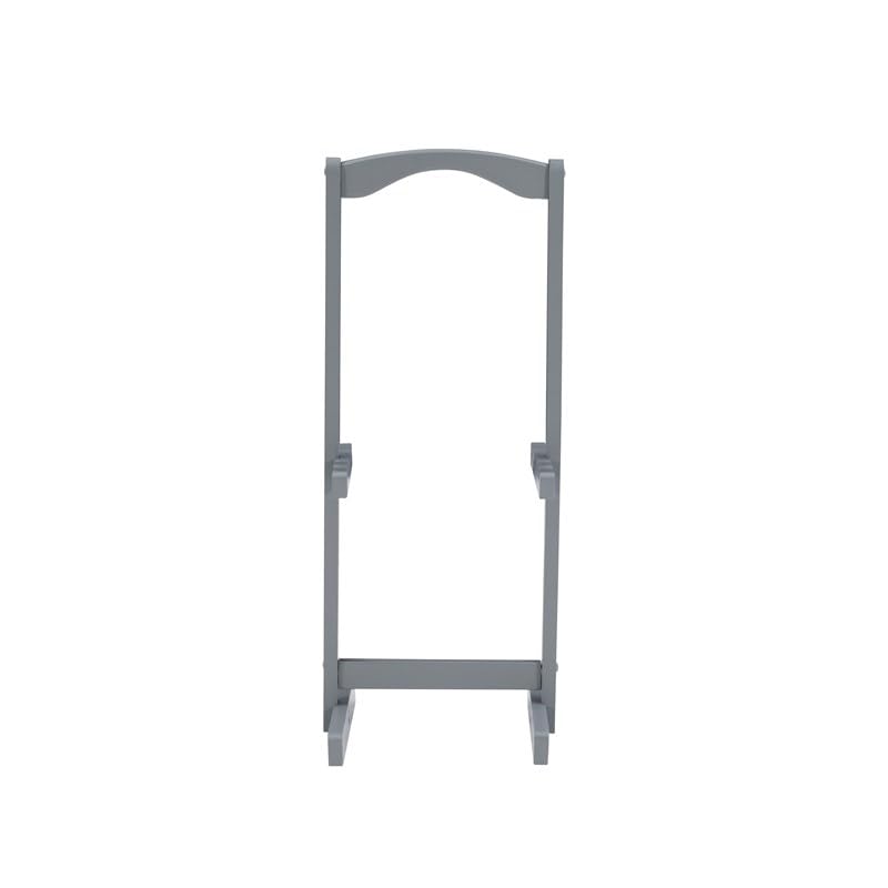 5 Piece Set Faux Marble TV Tray Table Stand in Brown, 4 Tray Tables & 1 Stand