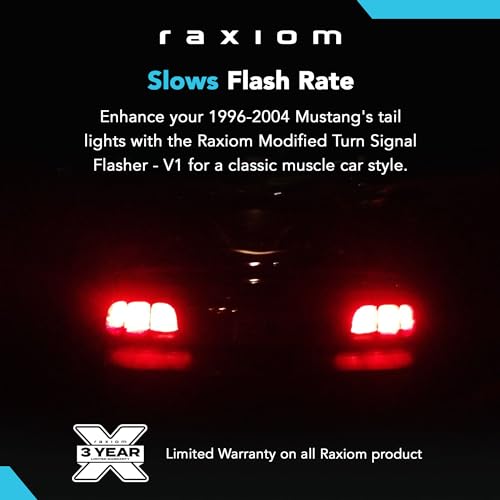 Raxiom Tail Light Sequencer Harness Kit with Tuning Plug and Play Wire Fits Mustang 1996-2004 Excluding 1999-2001 Cobra