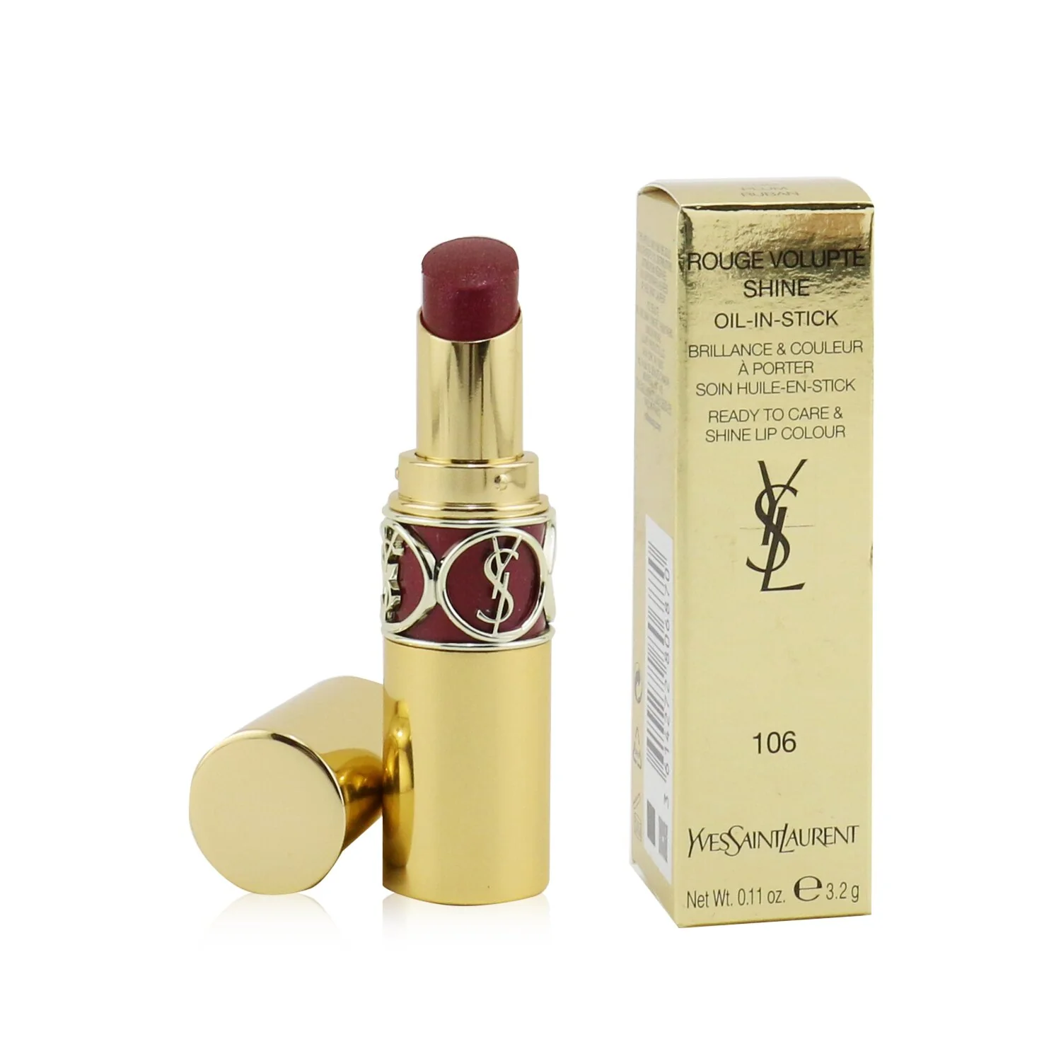 Yves Saint Laurent Rouge Volupte Shine - # 130 Burnt Suede  3.2g/0.11oz
