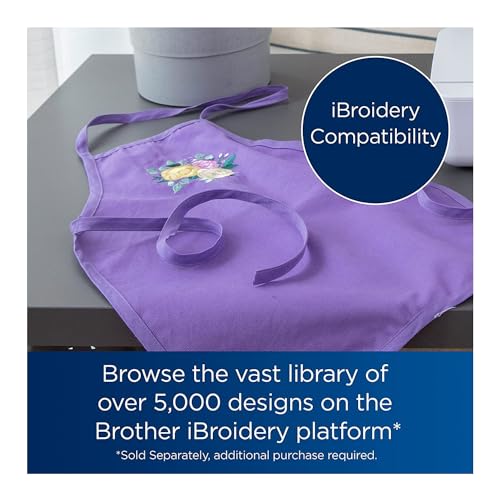 Brother Elite PE900 Large Embroidery Machine with Wireless LAN Connection with Sewing Bundle (4 Items)