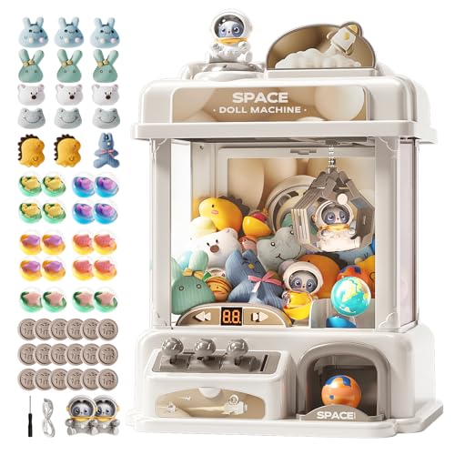 Large Claw Machine for Kids with Lights Sound, Vending Machine Toys, Electronic Prizes Dispenser Toys for Kids Age 3+, Arcade Claw Machine Game Gifts for Home Party Birthday