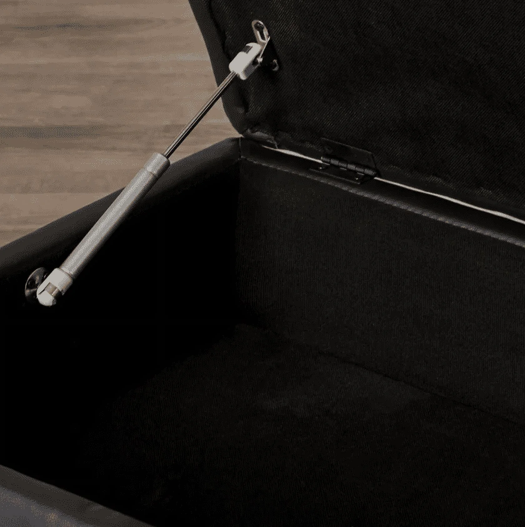 PonLiving Furniture ROY Faux leather SECTIONAL SOFA Left Facing with Ottoman Black PonLiving ROY Faux leather SECTIONAL SOFA Left Facing with Ottoman Black