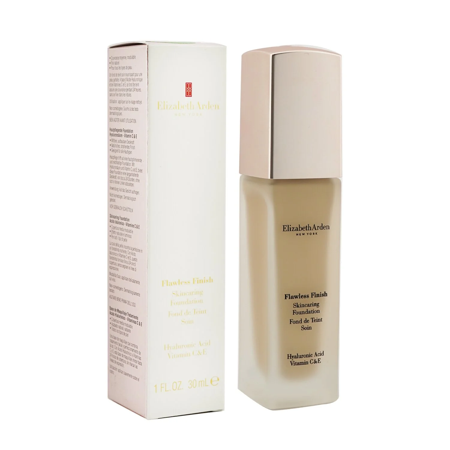 Elizabeth Arden Flawless Finish Skincaring Foundation - # 210N (Light Skin With Peach Undertones)  30ml/1oz