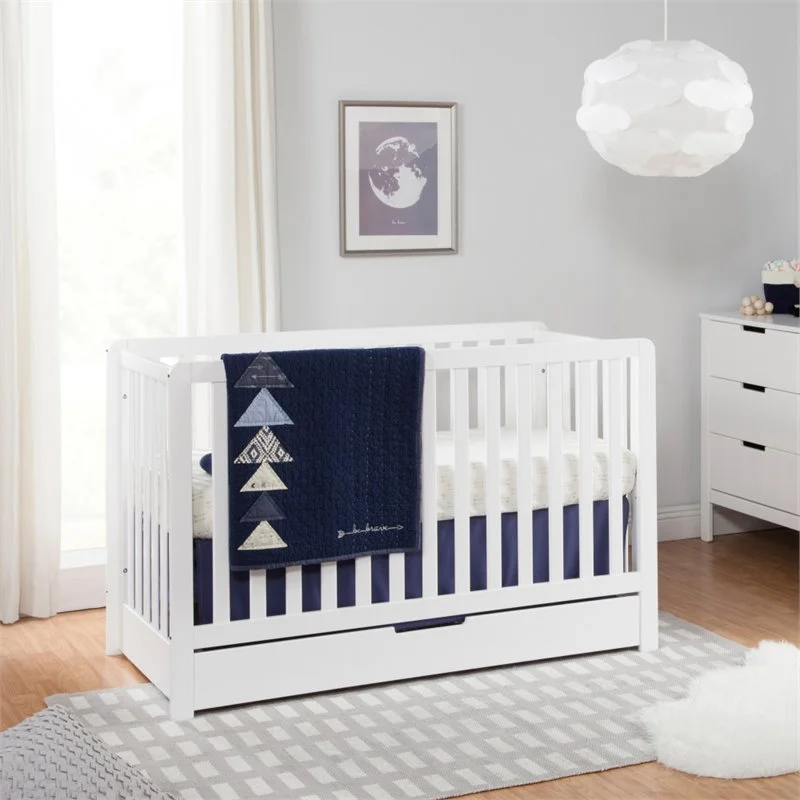 Carter's By DaVinci Colby 4-In-1 Convertible Crib With Trundle Drawer in White
