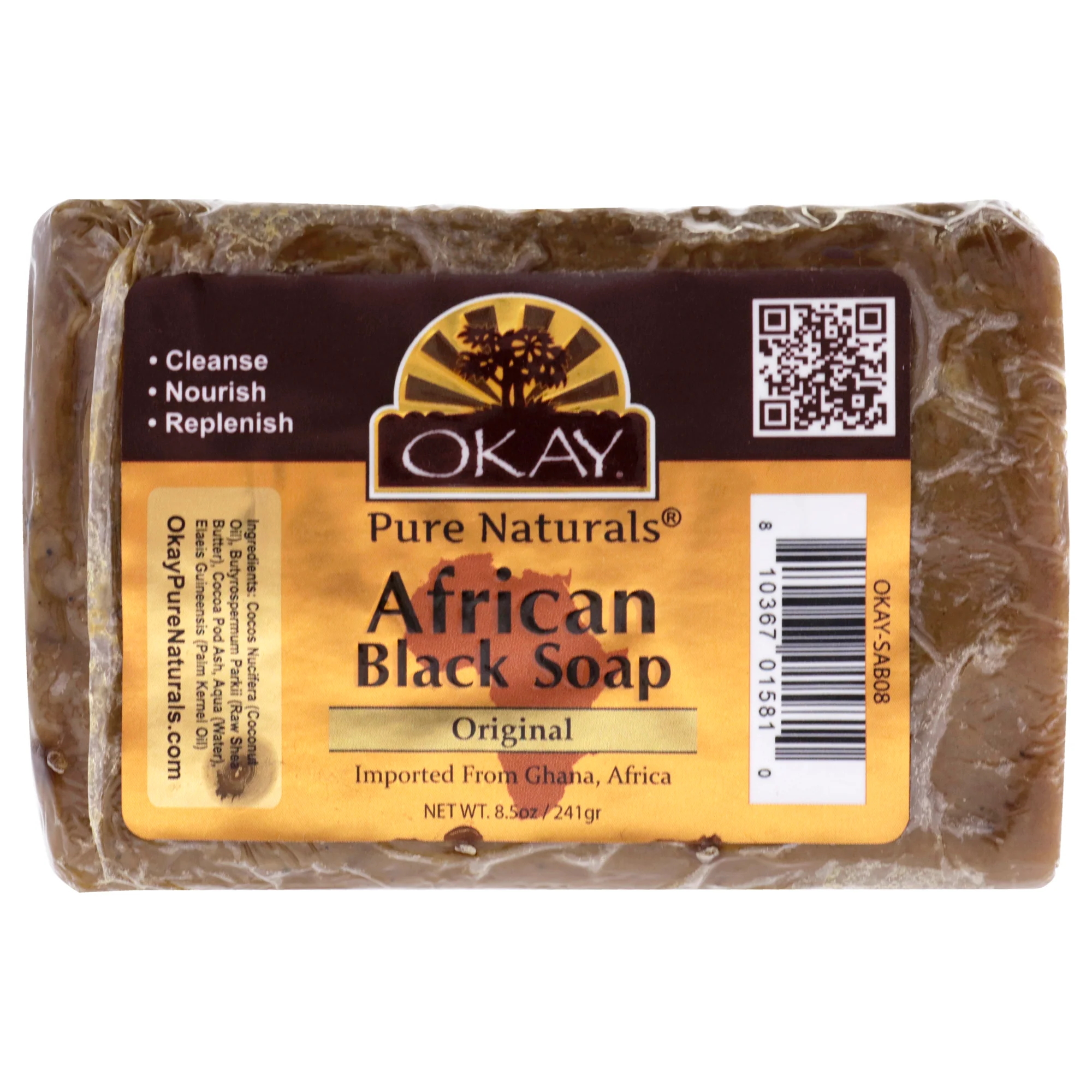 Okay African Black Original Soap by Okay for Unisex - 8.5 oz Soap
