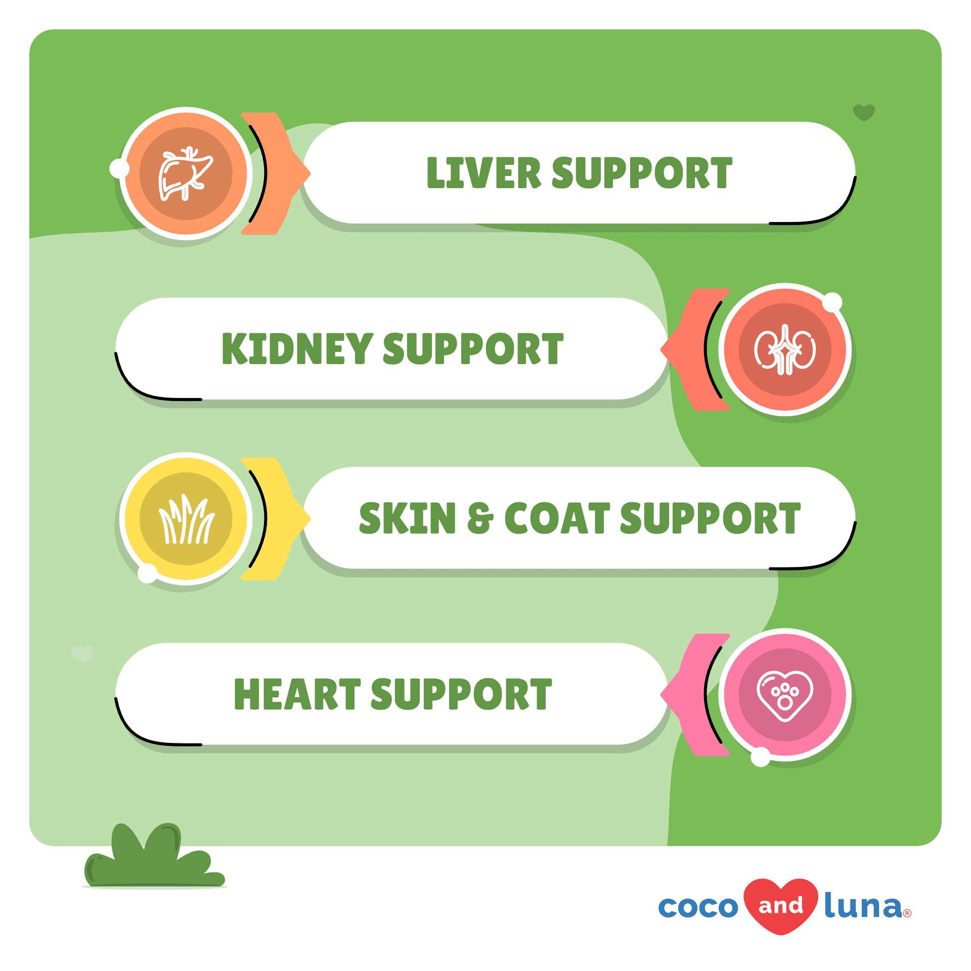 Coco and Luna Liver & Kidney Support Milk Thistle for Dogs - 120 Tablets