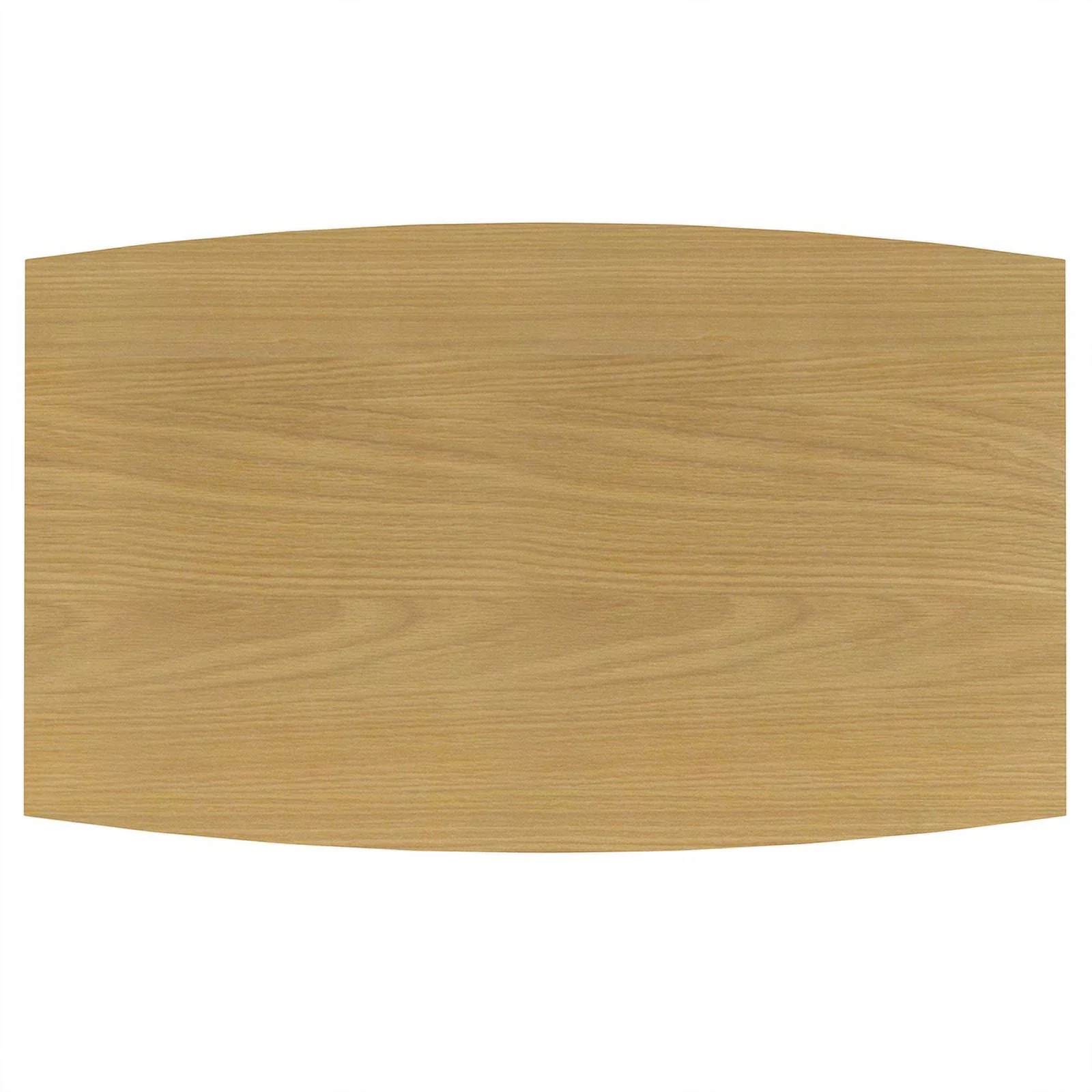 Pemberly Row Rectangle Modern Solid Wood Dining Table in Oak