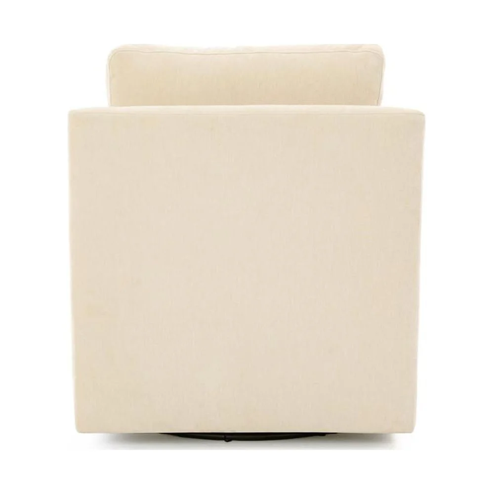 TOV Furniture Aiden Beige Swivel Armchair