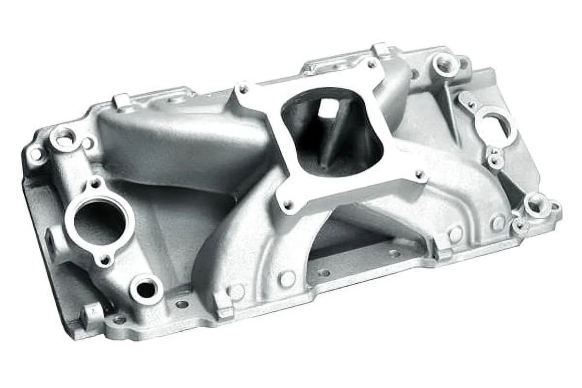 Professional Products Hurricane Intake Manifold; 3000-7500 RPM Range; w/Oval Ports; Not Legal For Sale/Use On Pollution Controlled Vehicles; Satin Finish; 53037