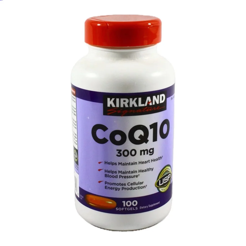 Kirk-Land CoQ10 300mg,Revitalize Heart Health,Elevate Energy Production and Aombat Oxidative Stress for Vibrant Vitality,Softgels - 100 Count