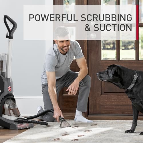 Hoover PowerDash Pet Compact Carpet Cleaner Machine, Lightweight Shampooer Machine, Pair with a Hoover Carpet Cleaner Solution for a Bright, Refreshed Home