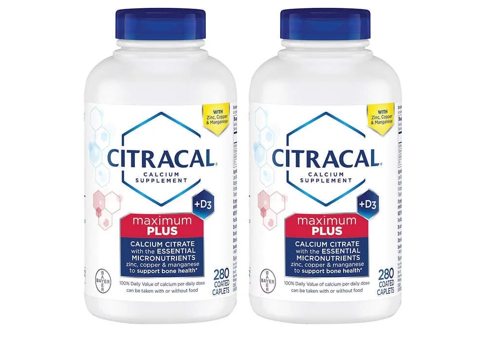 2PACK | Citracal Calcium Plus D3, 280 ct.