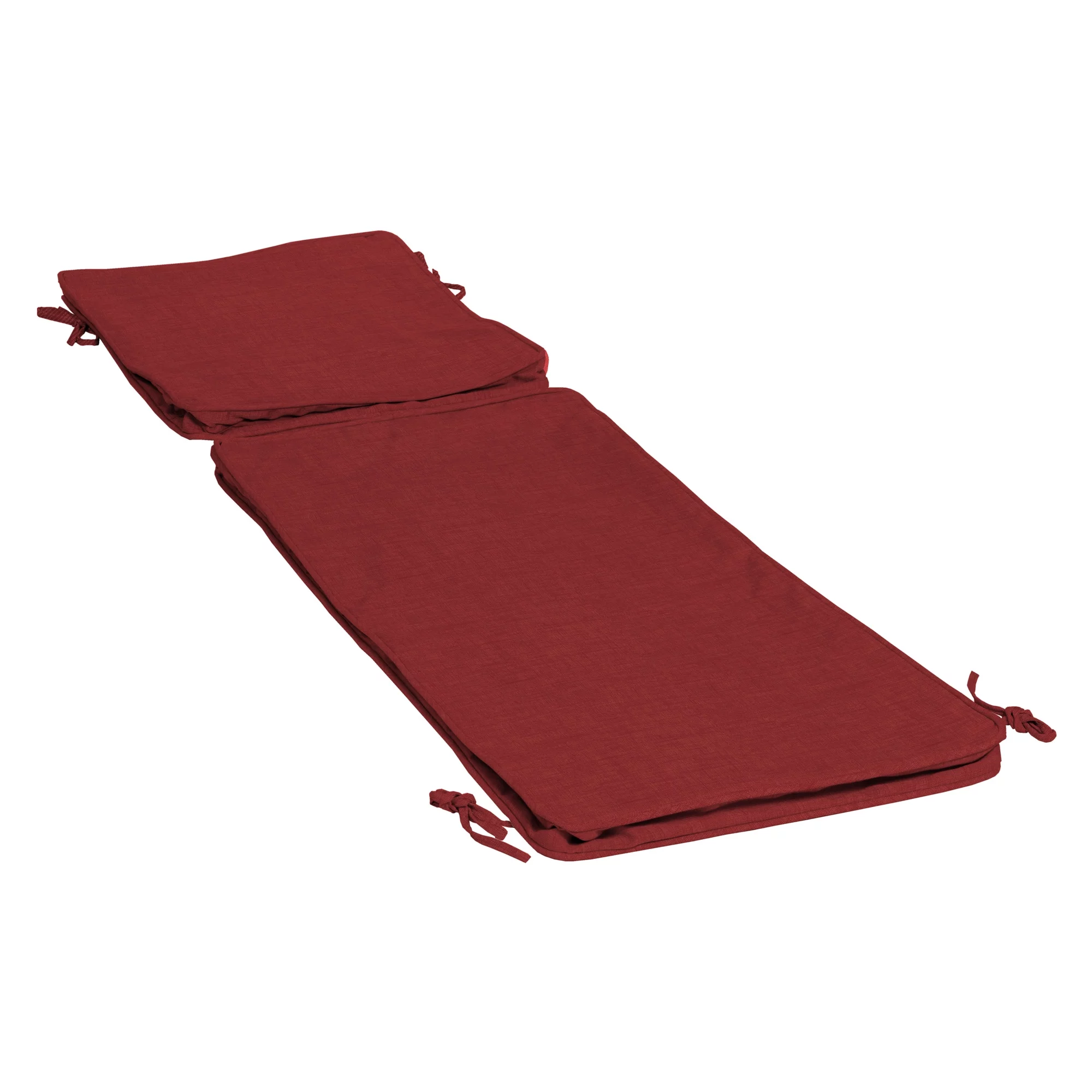 Arden Selections ProFoam 72 x 21 in Outdoor Chaise Cushion Cover, Ruby Red Leala