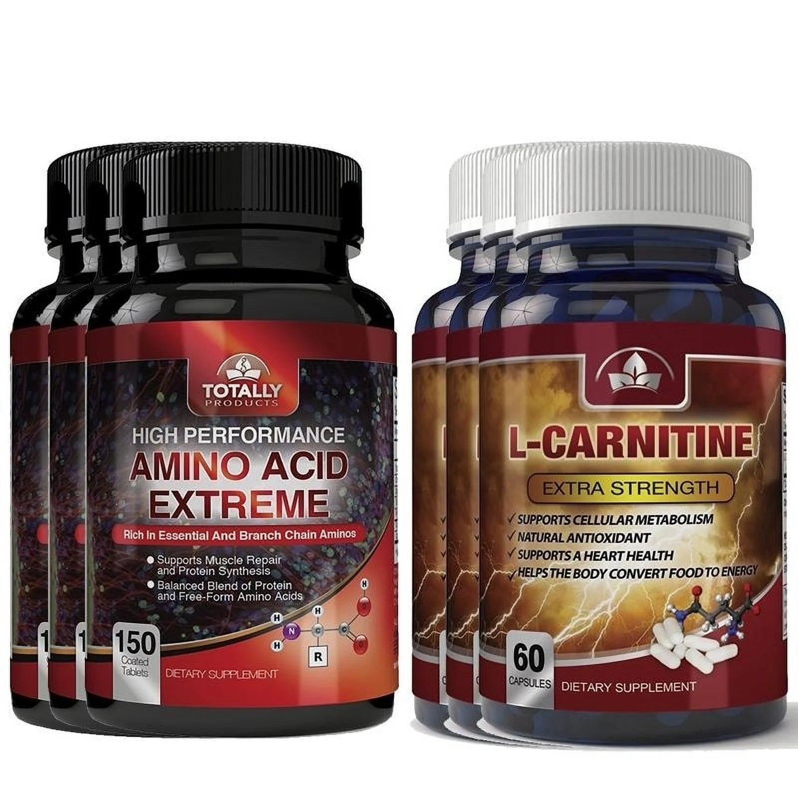 Amino Acid Extreme and L-Carnitine Extra Strength Combo Pack
