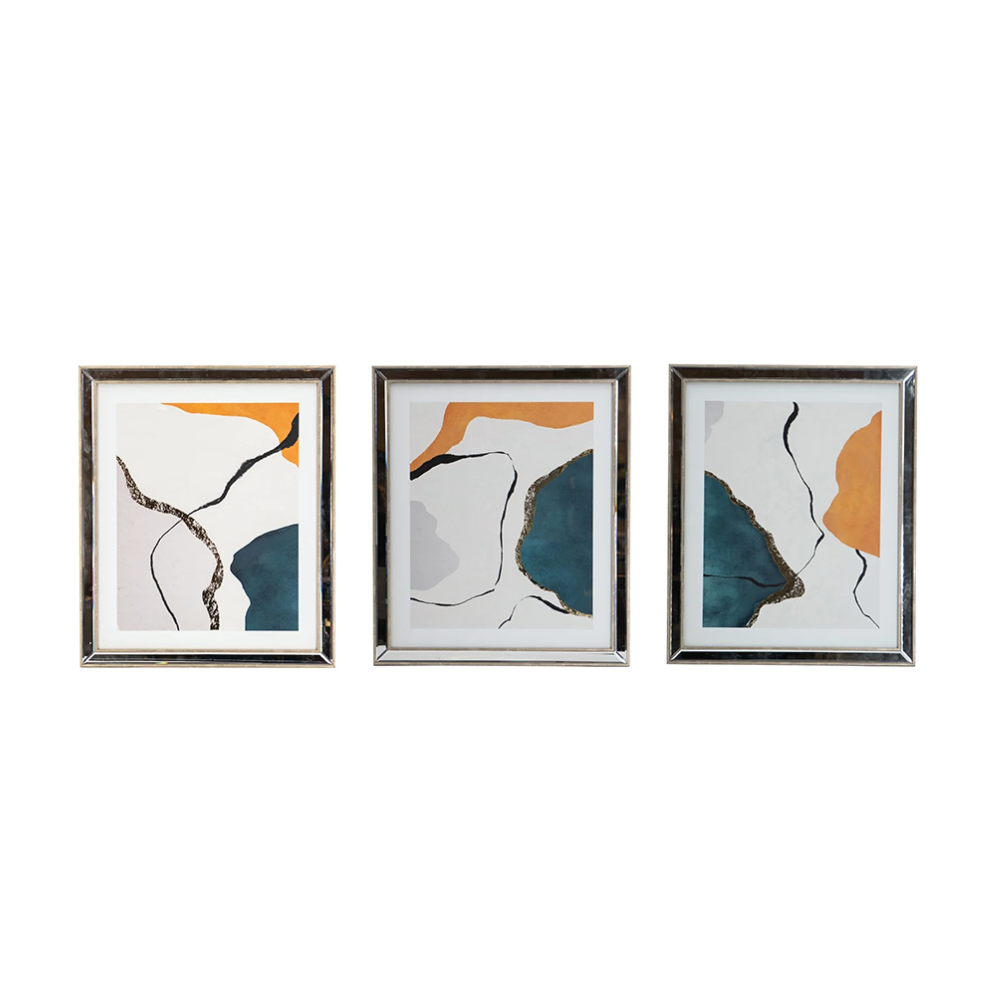 CC Home Furnishings Abstract Framed Wall Arts - 22