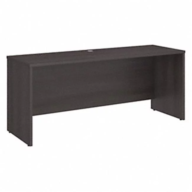 72 x 24 in. Studio C Credenza Desk - Storm Gray