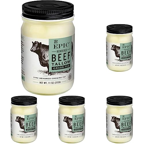 Epic Animal Oil, Beef Tallow, 11 Ounce (Pack of 2)