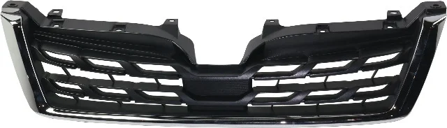 FORESTER 17-18 GRILLE, Radiator GRILLE, Textured Black Shell and Insert, w/ Chrome Molding