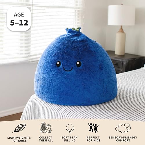 Big Joe Classic Bean Bag Chair, Sapphire Smartmax, Durable Polyester Nylon Blend, 2 feet Round