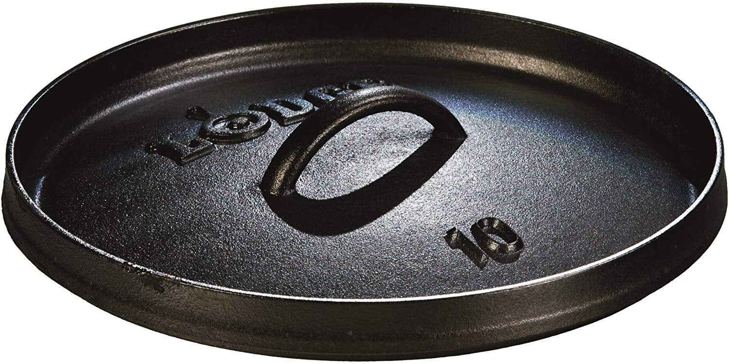 Lodge L10CO3 Cast Iron Camp Dutch Oven, 4-Quart