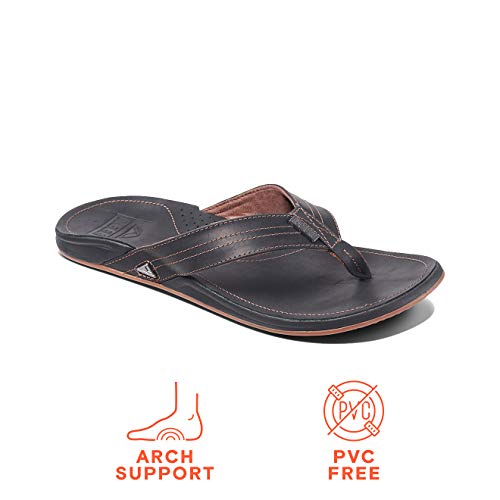 REEF J-Bay III Men's Full Grain Leather Flip Flop