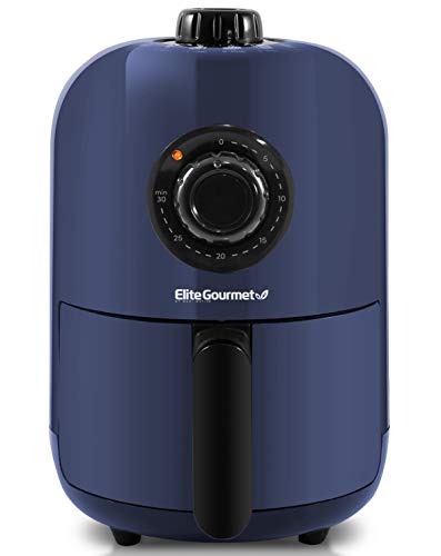 Elite Gourmet EAF0852SS 8.5Qt. Capacity Air Fryer Oven, Air Fry, Broil, Toast, Bake & Broil with Convection, Time and Temperature Controls, 800-Watts, Includes 25 Delicious Recipes, Stainless Steel