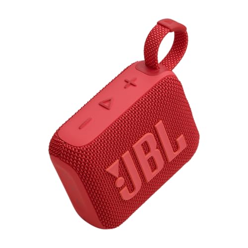 JBL Go 4 - Ultra-Portable, Waterproof and Dustproof Bluetooth Speaker, Big Pro Sound with Punchy bass, 7-Hour Built-in Battery, Made in Part with Recycled Materials (Black)