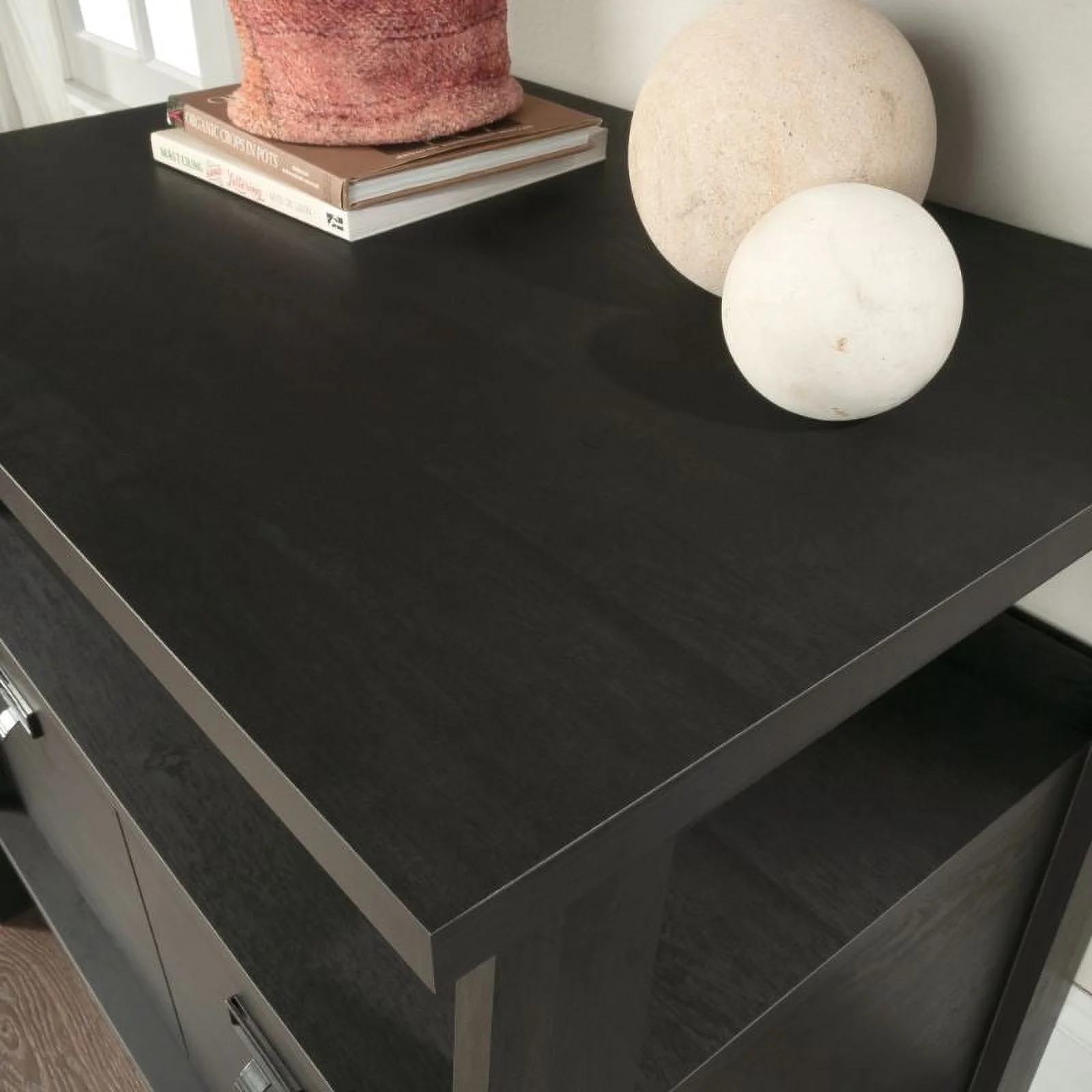 UrbanPro Engineered Wood Lateral File Cabinet in Raven Oak Finish