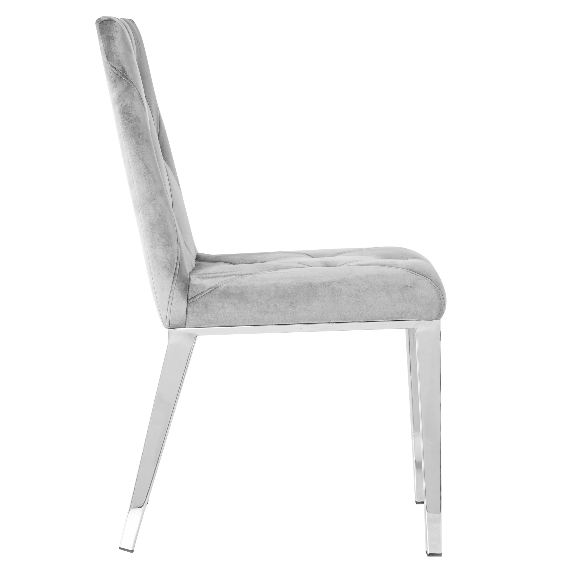 Chrome Luxe Dining Chairs