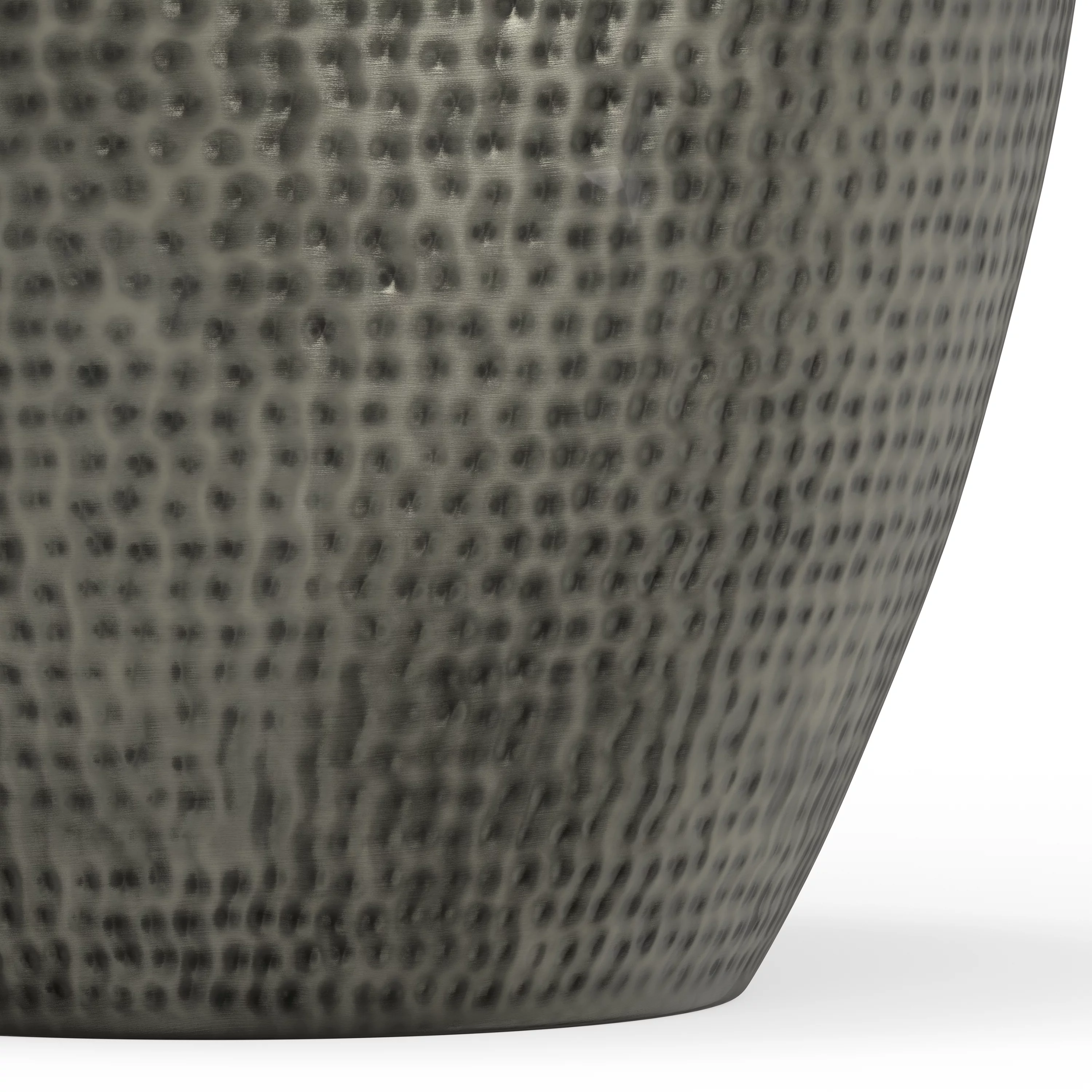 Simpli Home Preston Modern Industrial 22 inch Wide Metal Metal Side Table in Antique Silver , Fully Assembled