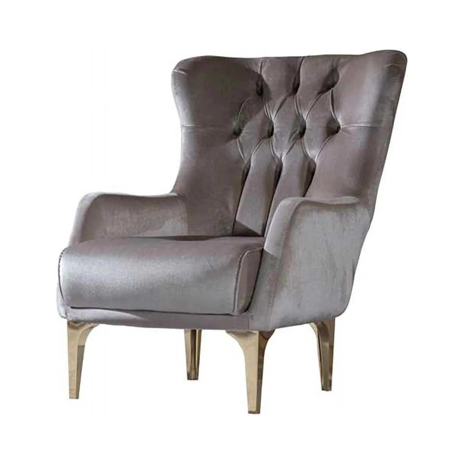 Pemberly Row Modern 3PC Living Room Set Made with Wood in Taupe