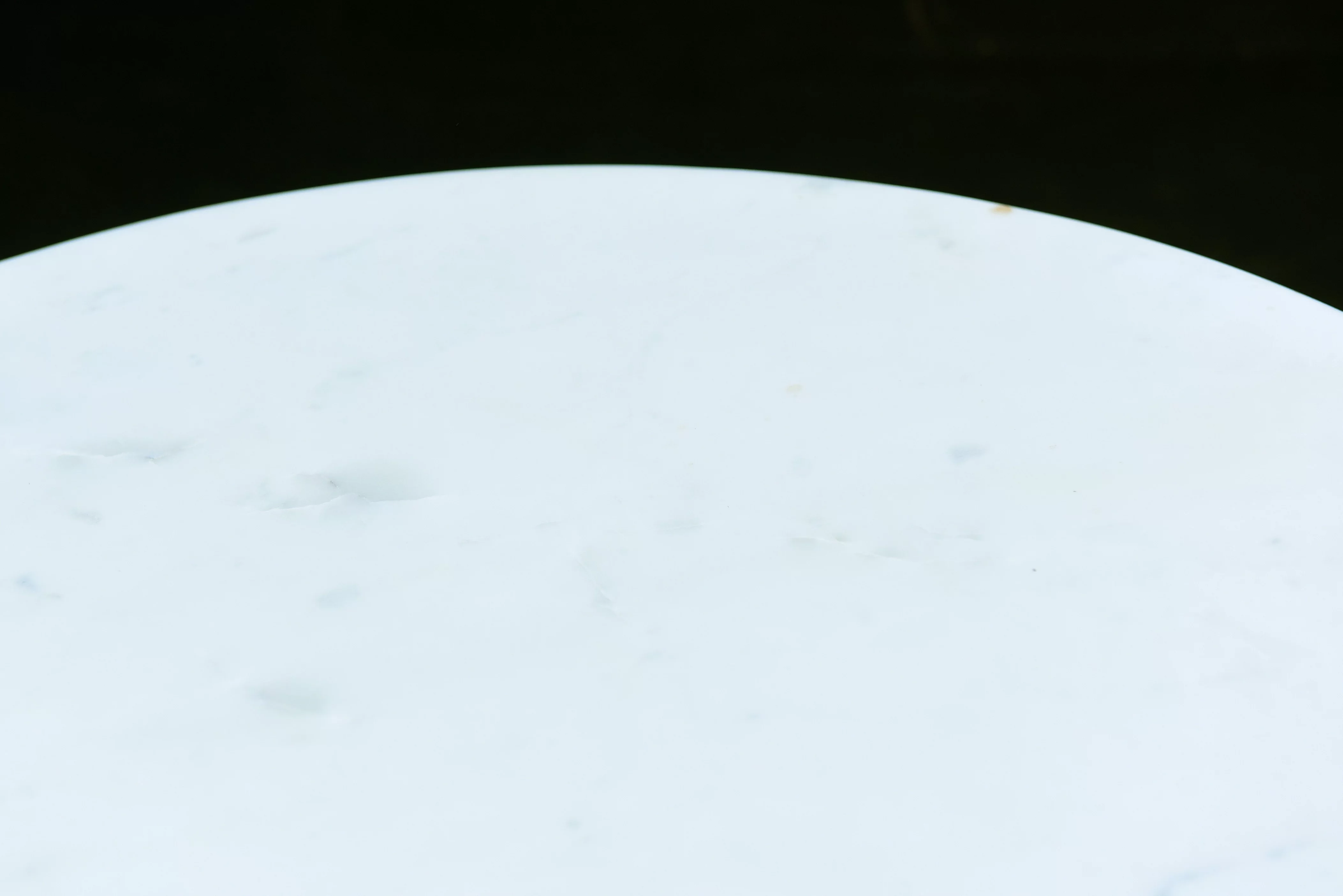 Ox Bay Berkley Modern Distressed Handmade Marble and Solid Wood Pedestal Side End Table, 22