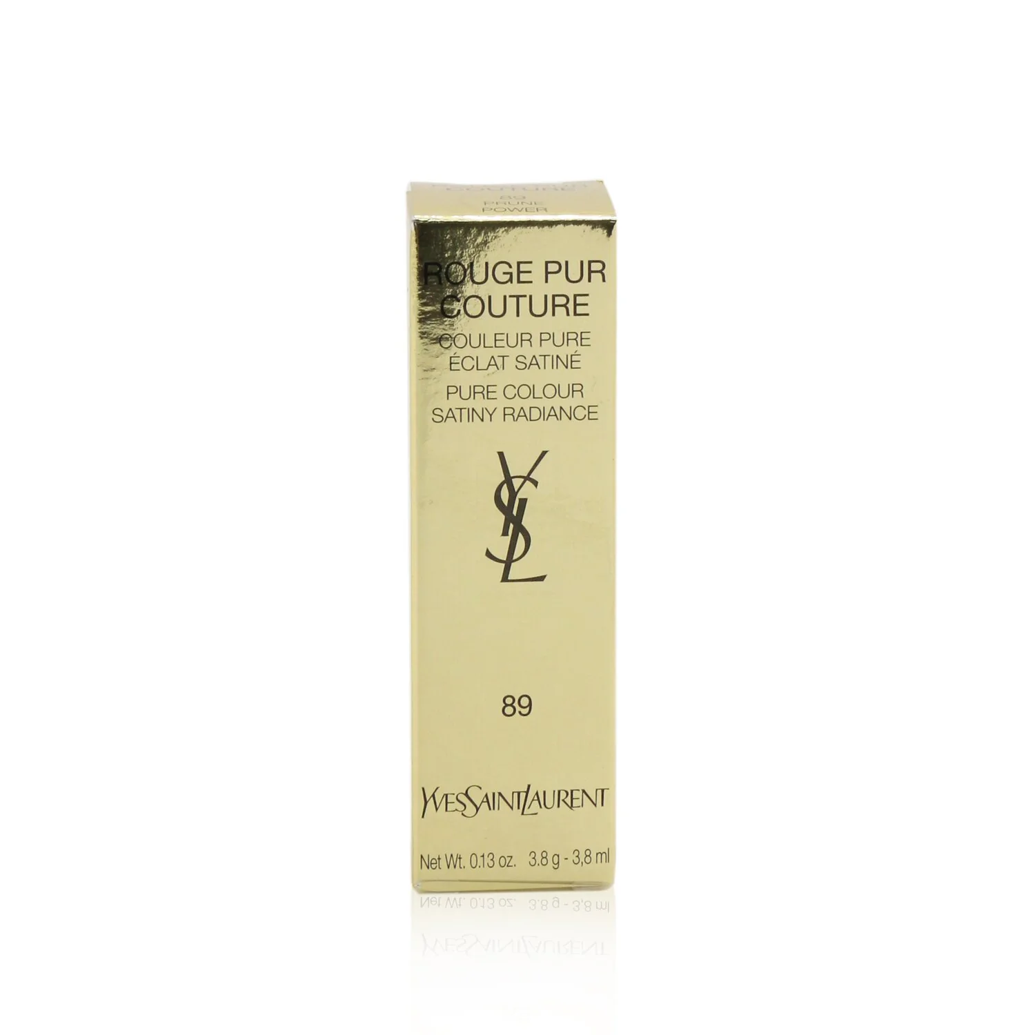 Yves Saint Laurent Rouge Pur Couture - #89 Prune Power (Box Slightly Damaged)  3.8g/0.13oz