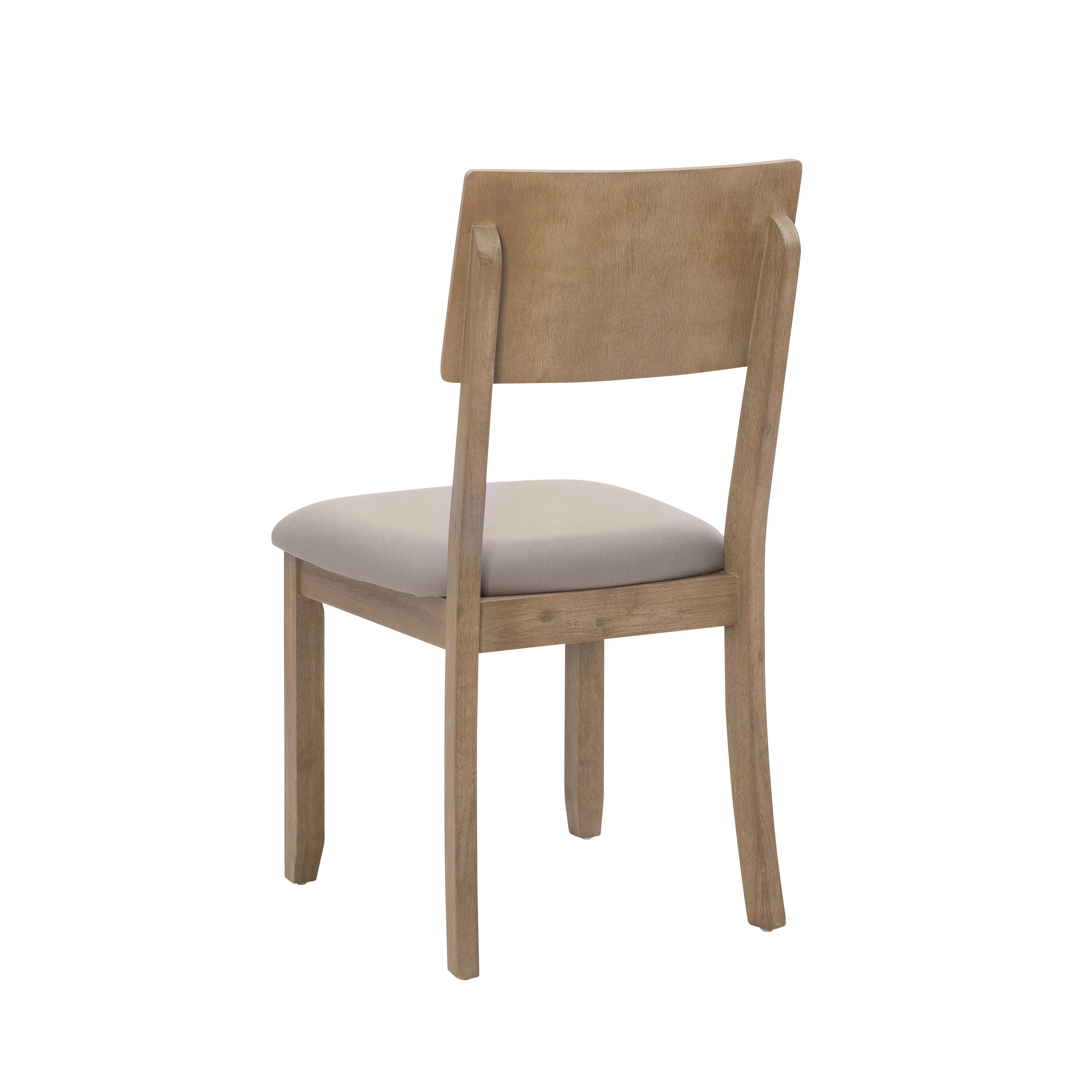 Linon Jamil Upholstered Dining Chair, Set of 2, Gray Wash