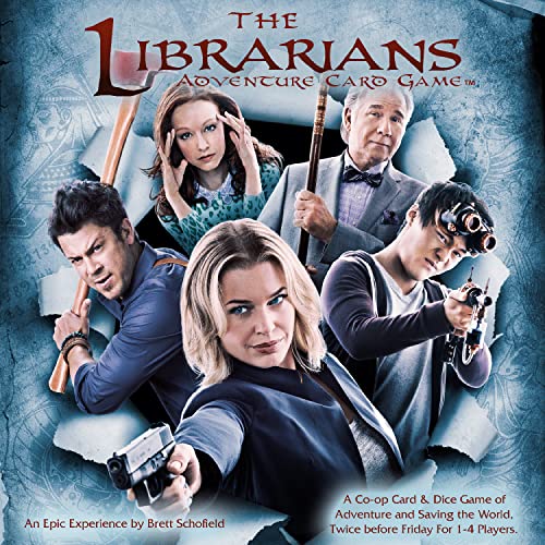 The Librarians: Adventure Card Game - Licensed Card & Board Game Based On The TV Series | Scenario Based Gameplay | Play Co-Op Or Solo |1-4 Players