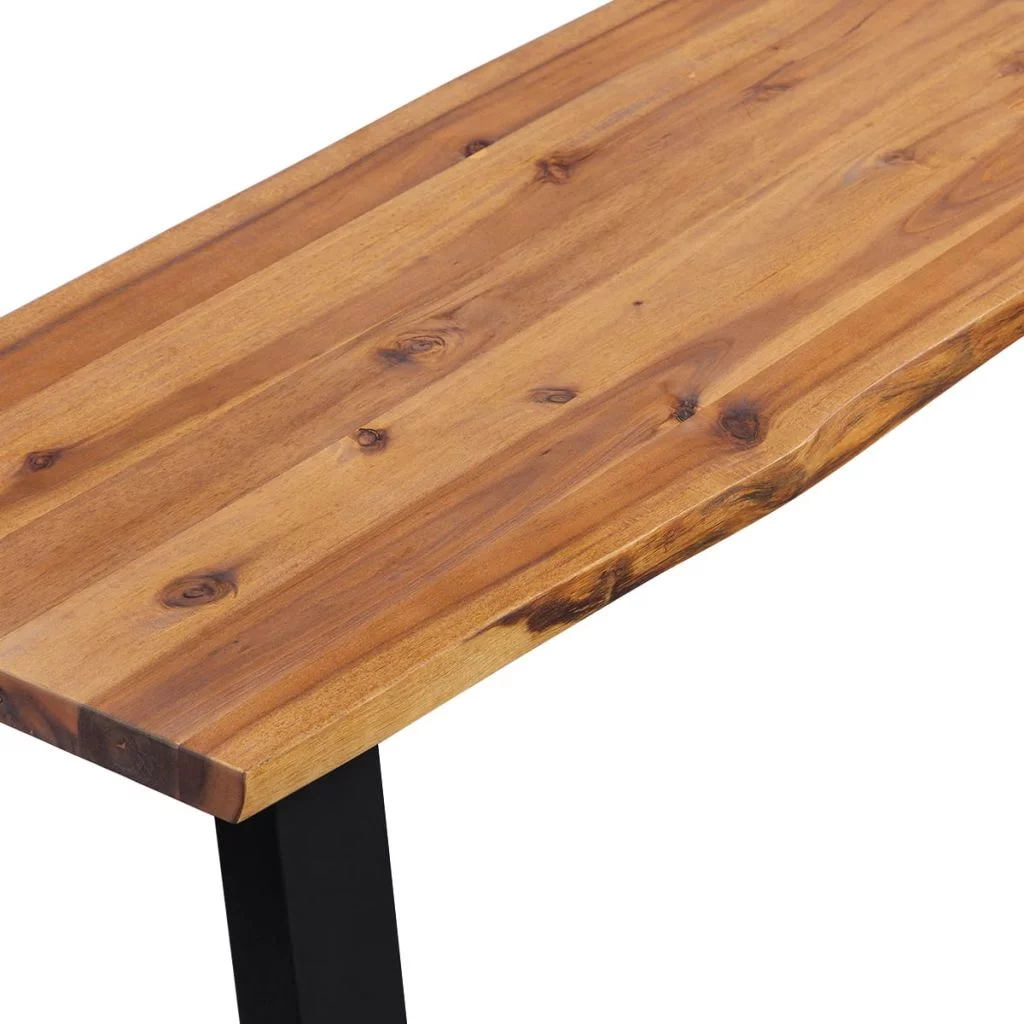 Carevas Bench Solid Acacia Wood 63