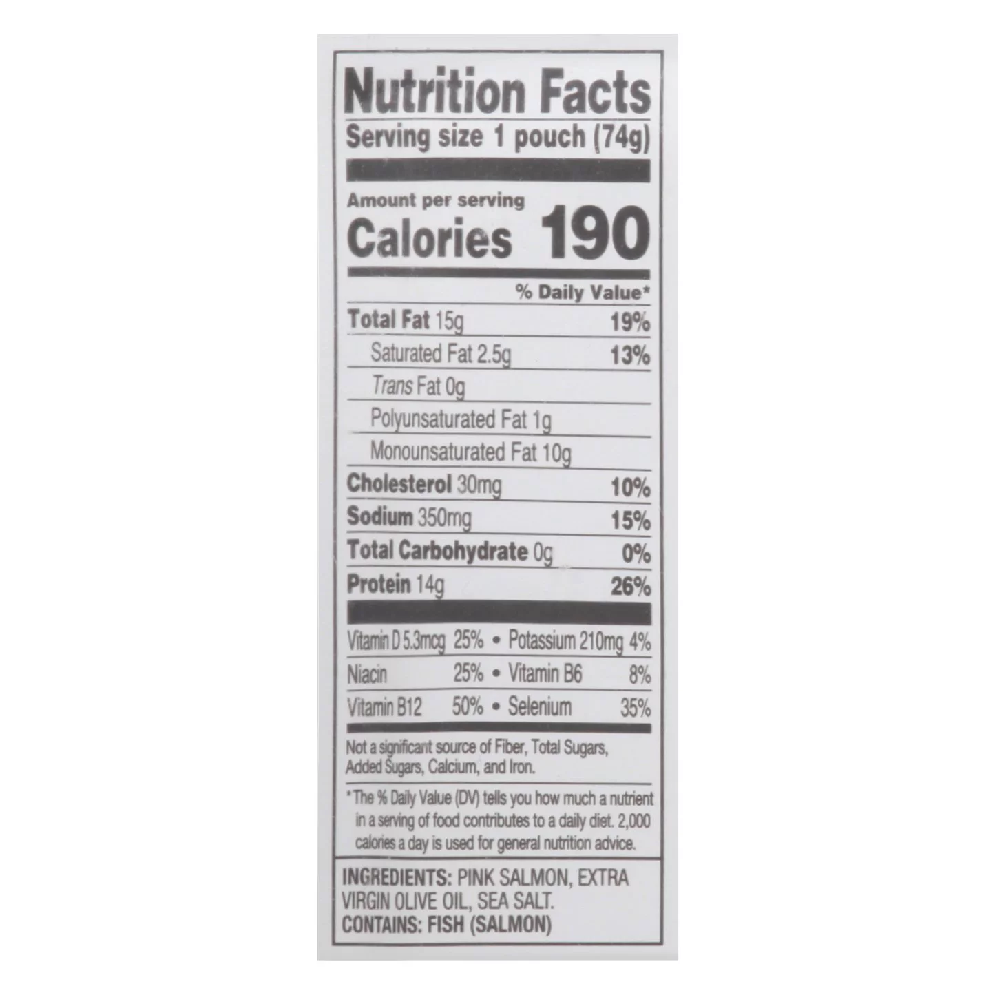 StarKist E.V.O.O. Wild-Caught Pink Salmon - 2.6 oz Pouch (Pack of 12)