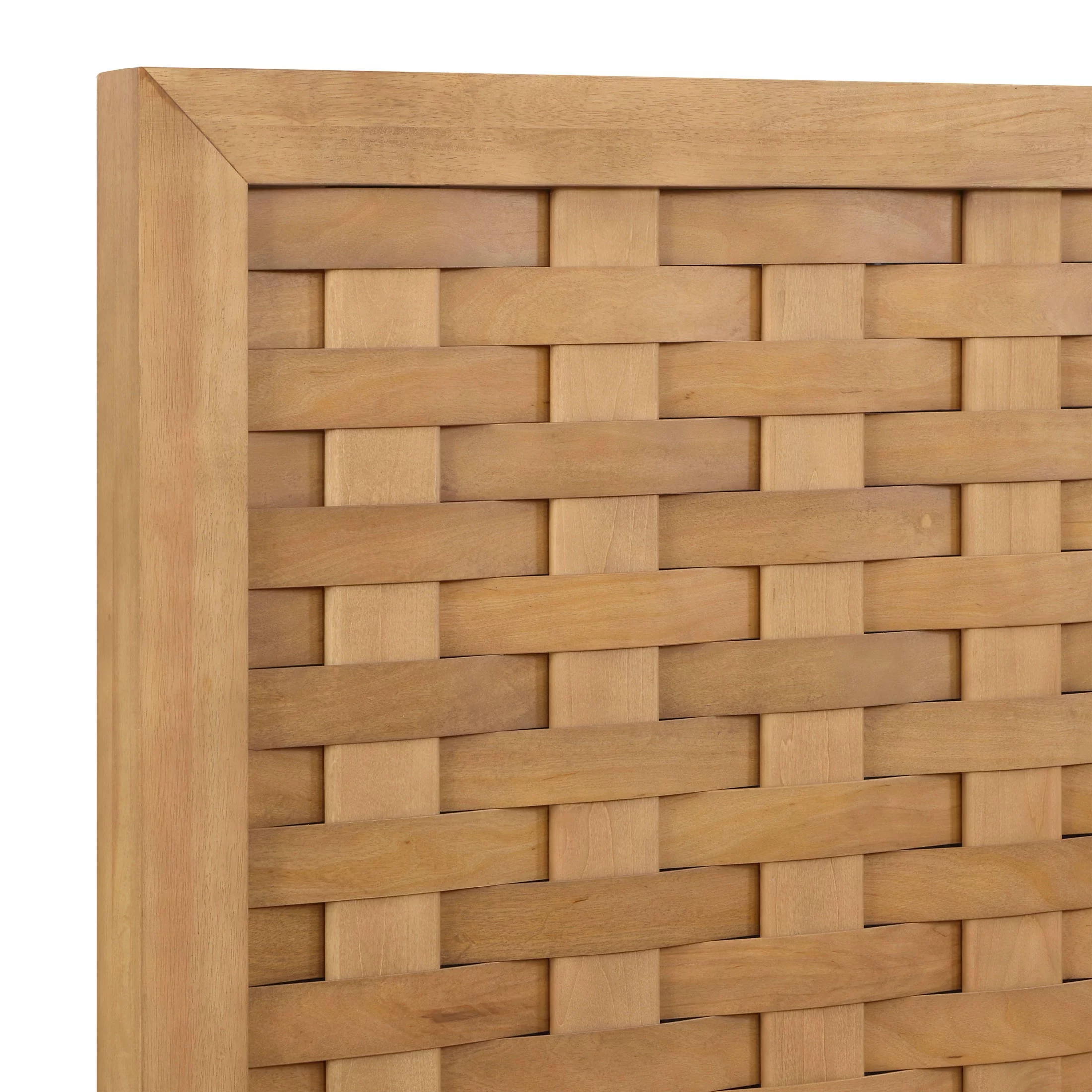 Better Homes & Gardens Bristol Queen Woven Bed, Natural Oak finish, by Dave & Jenny Marrs