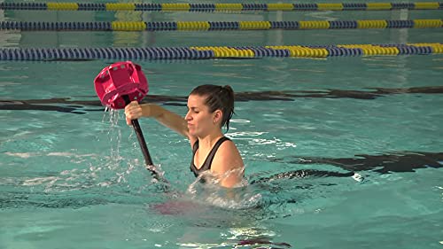 Aquatic Barbell - Pink (ASPBB) - Functional Pool Workout Equipment - Includes Online Link to Access Barbell 360 Workout Program