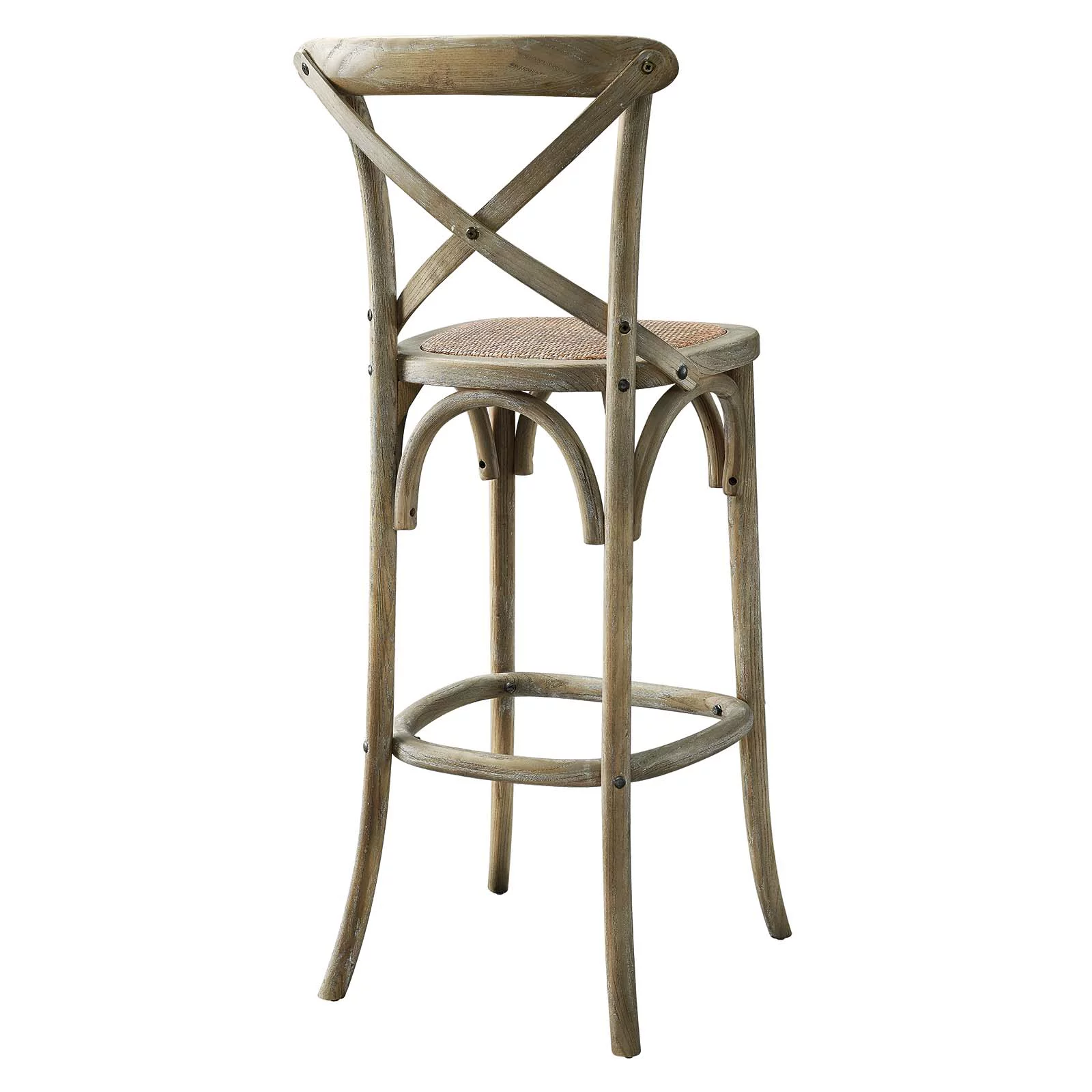 Modway Gear Bar Stool in Gray