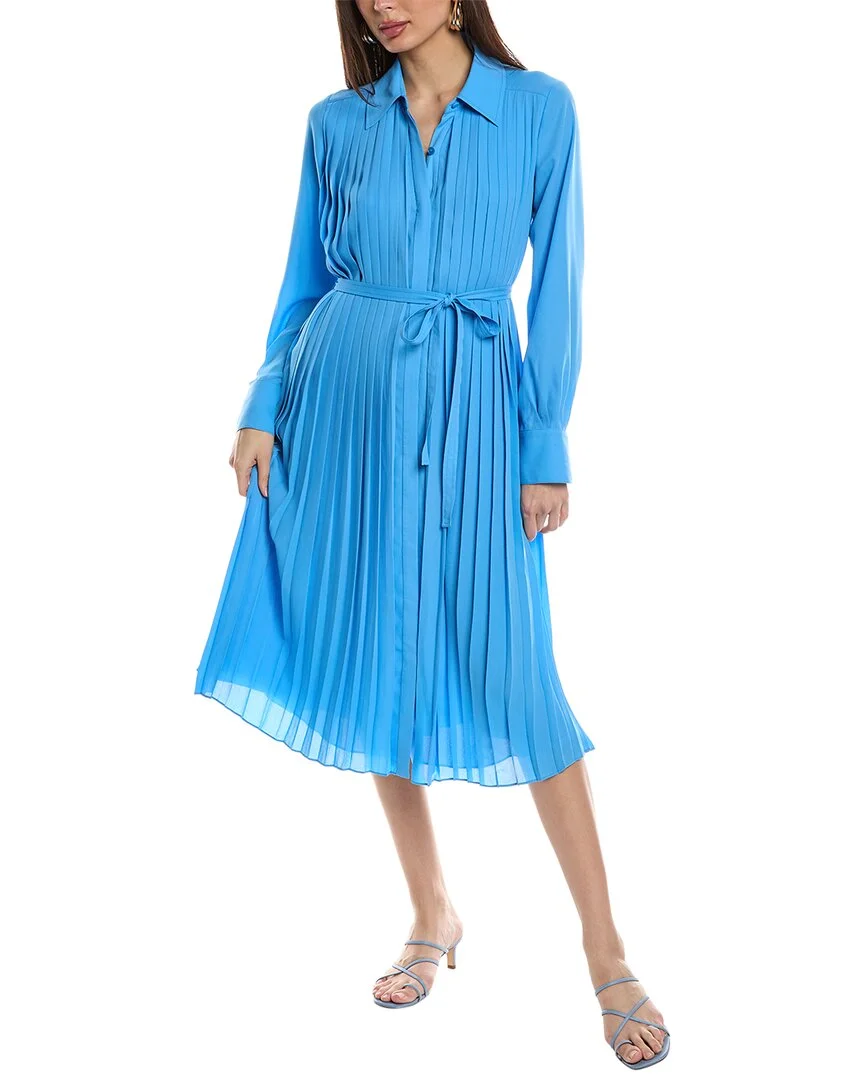 Jason Wu womens  Belted Shirtdress, 2, Blue