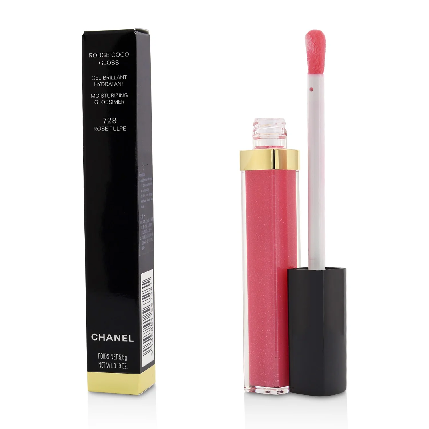 Chanel Rouge Coco Gloss Moisturizing Glossimer - # 806 Rose Tentation  5.5g/0.19oz